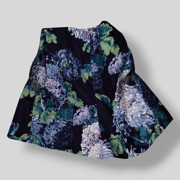 Vintage 90s Peplum Midi Dress Size 10 Blue Garden Party Off the Shoulder - Picture 16 of 16